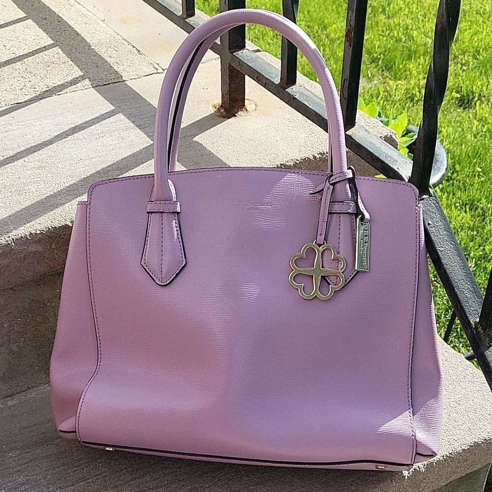 L.K. Bennett Lavender Tote - Picture 3 of 6
